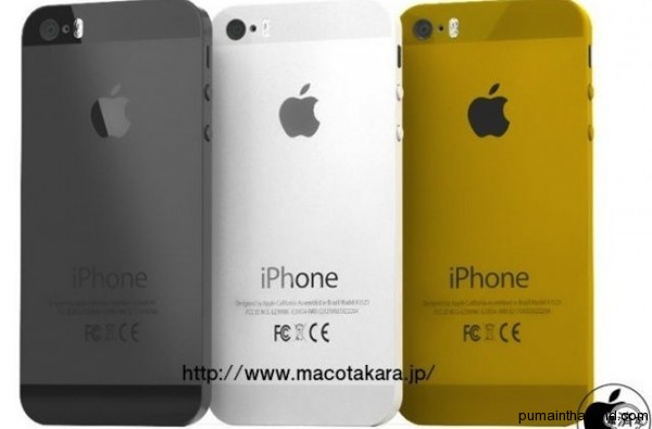 Новый iphone5s в Тайланде, добавился третий цвет золотой