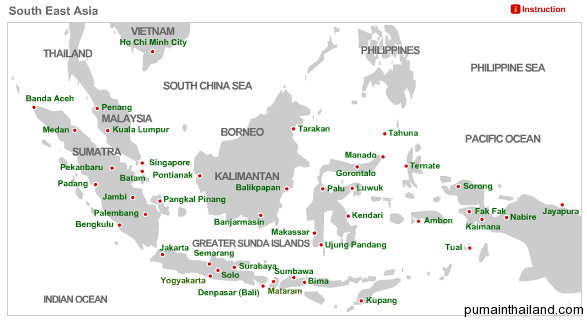Карта полетов Lionair