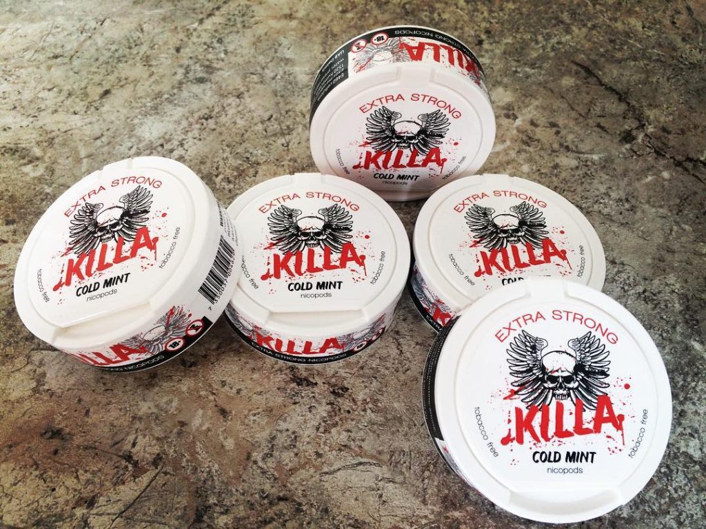 Снюс Killa в Паттайе и на Пхукете 400 бат банка