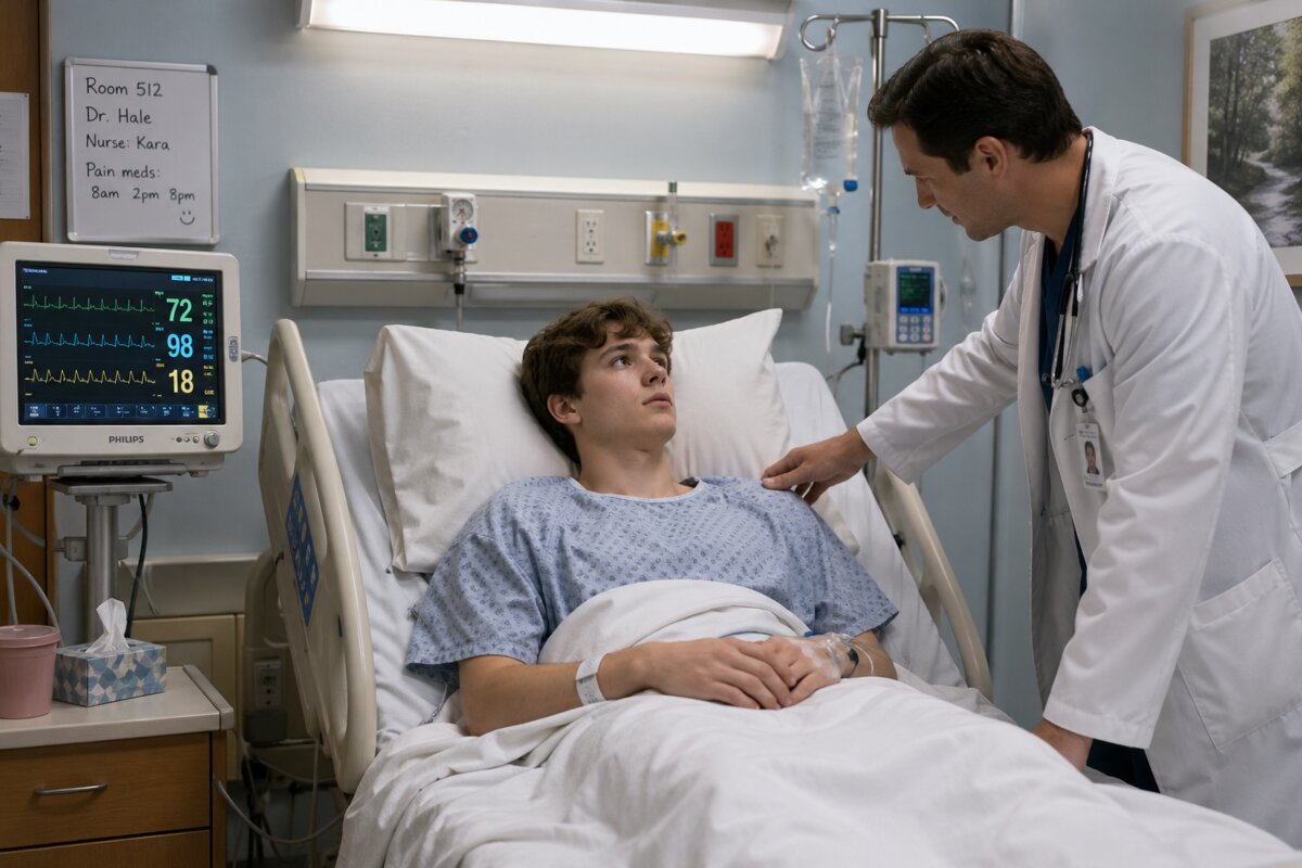 Палата частного госпиталя в Таиланде