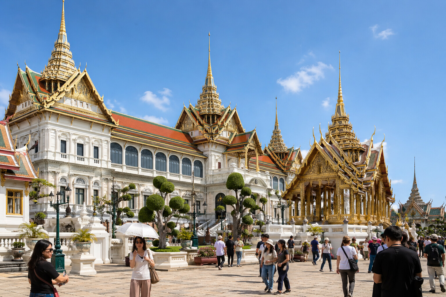 Королевский дворец в Бангкоке — район Раттанакосин