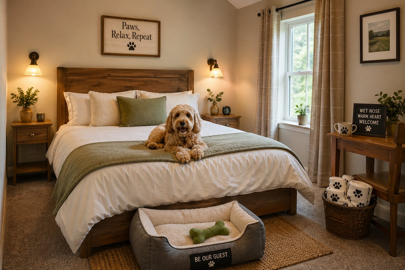 Pet-friendly жильё в Таиланде — собака в номере