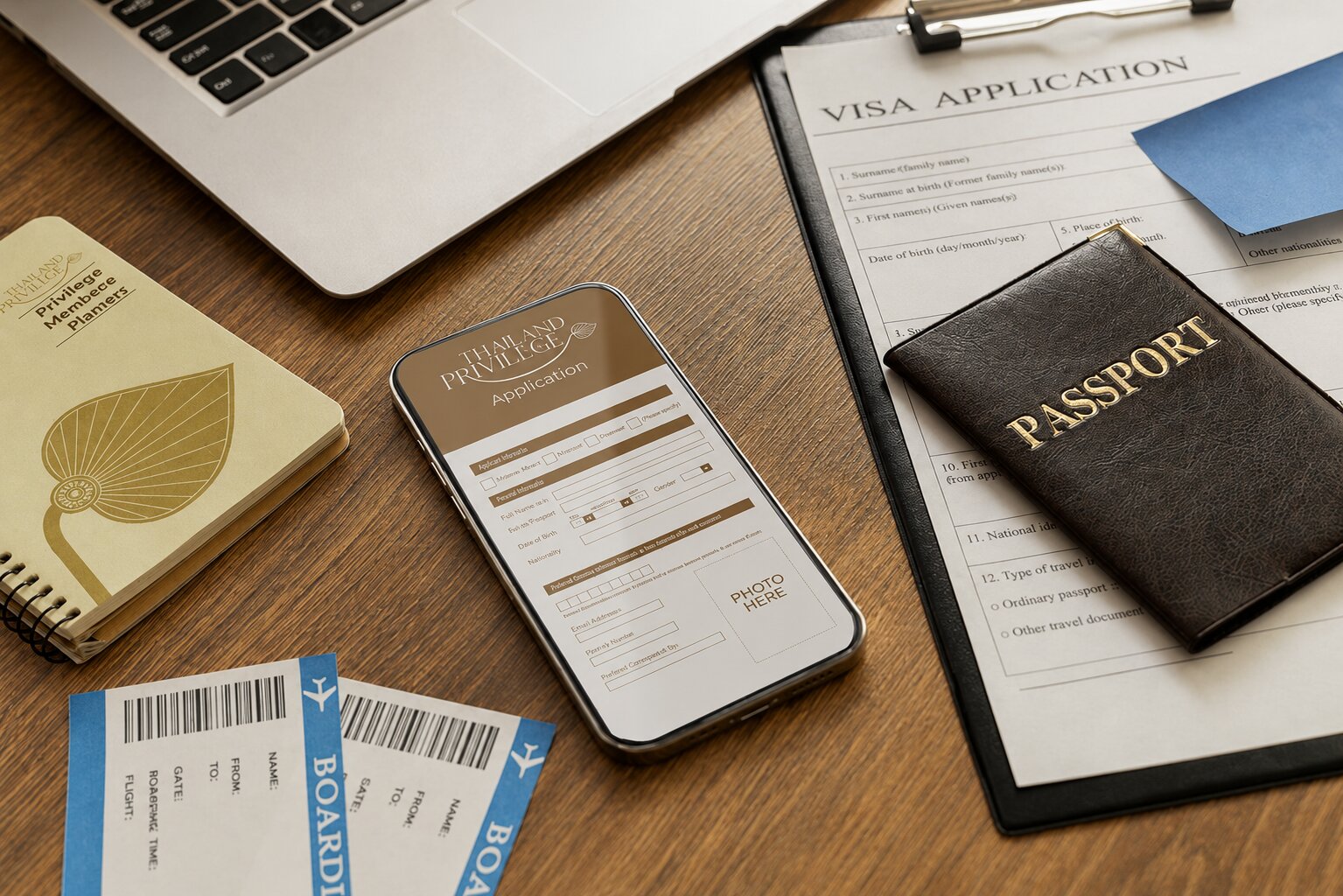 Заявка на Thailand Privilege — официальное приложение, паспорт, посадочные документы