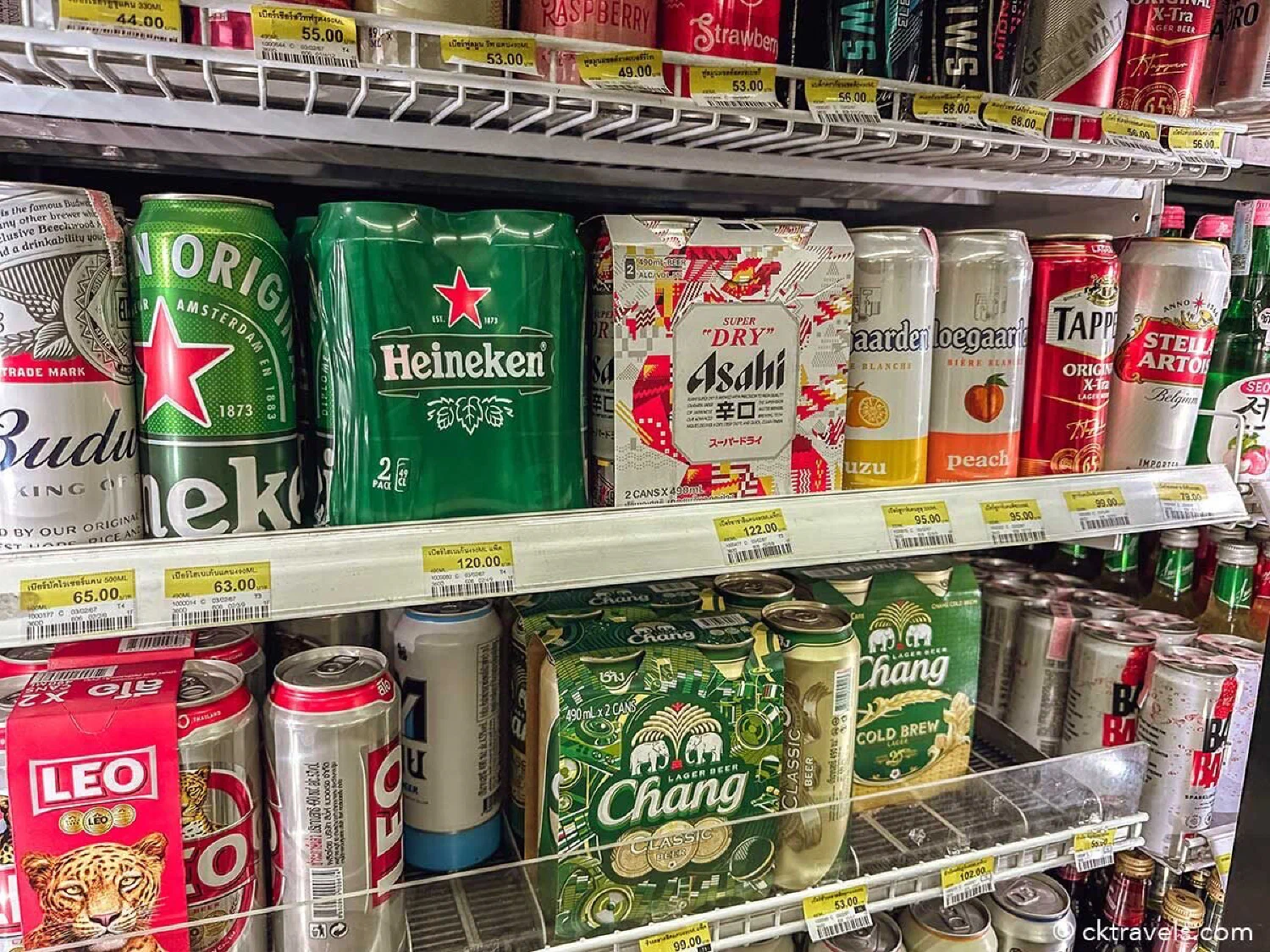 Пиво на полке в 7-Eleven Таиланд — отмена дневного запрета на алкоголь 2026