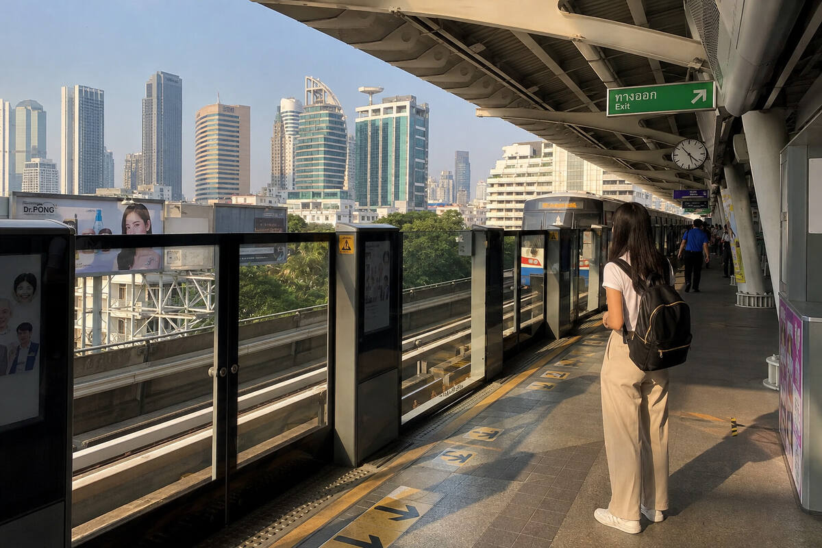 BTS Skytrain в Бангкоке — безопасный транспорт для женщин