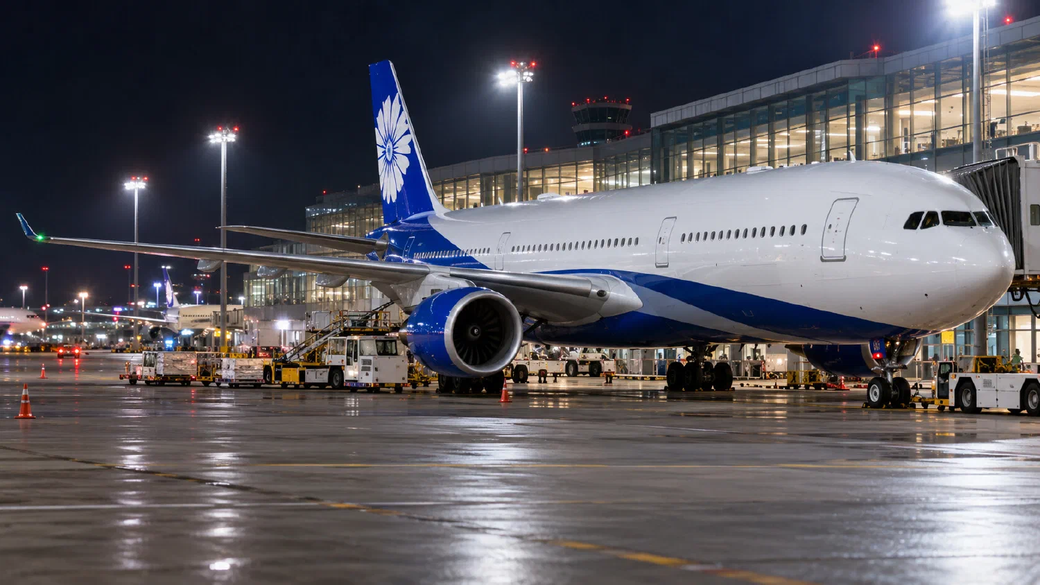 Самолёт Airbus A330 авиакомпании Белавиа в аэропорту